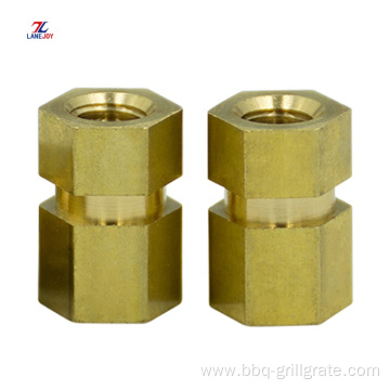 Cold Forming Insert Threading hex head Brass Nut